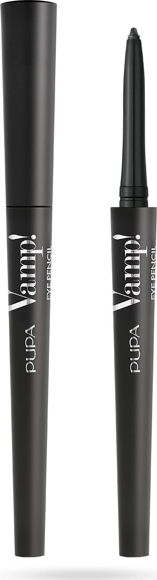 Pupa Pupa, Vamp!, Paraben-Free, Waterproof, Kohl Kajal Eyeliner, 100, Iconic Black, 0.35 g For Women