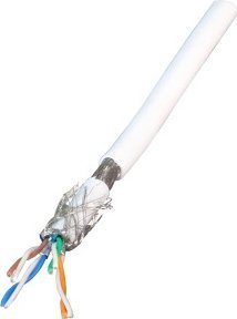 EFB EFB Rohkabel Cat7, S/FTP, LSZH, weiß, 100m Ring