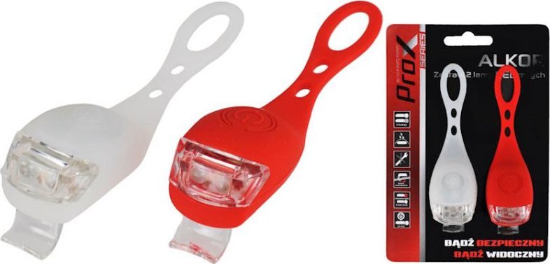 Prox ZESTAW LAMP SILIKONOWYCH PROX ALKOR BIAŁA+CZERWONA