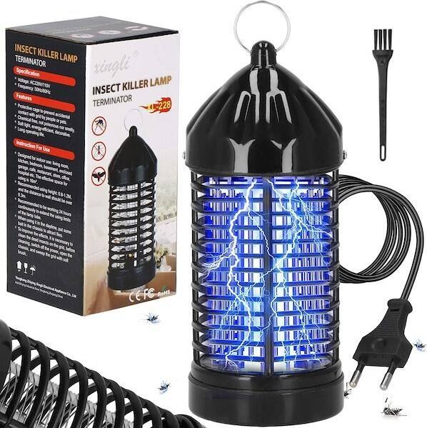 Springos Lampa owadobójcza 3W na komary, muchy, ćmy UV UNIWERSALNY