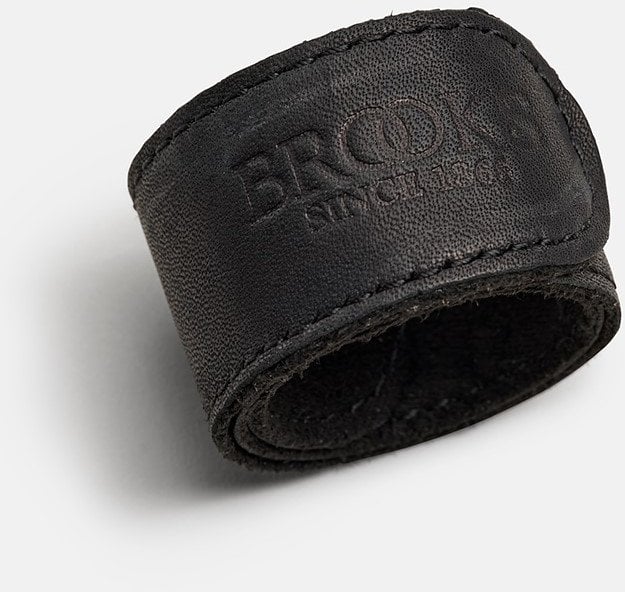 Paski zabezpieczające na nogawki BROOKS TROUSERS STRAP, Black, Skóra naturalna (NEW)