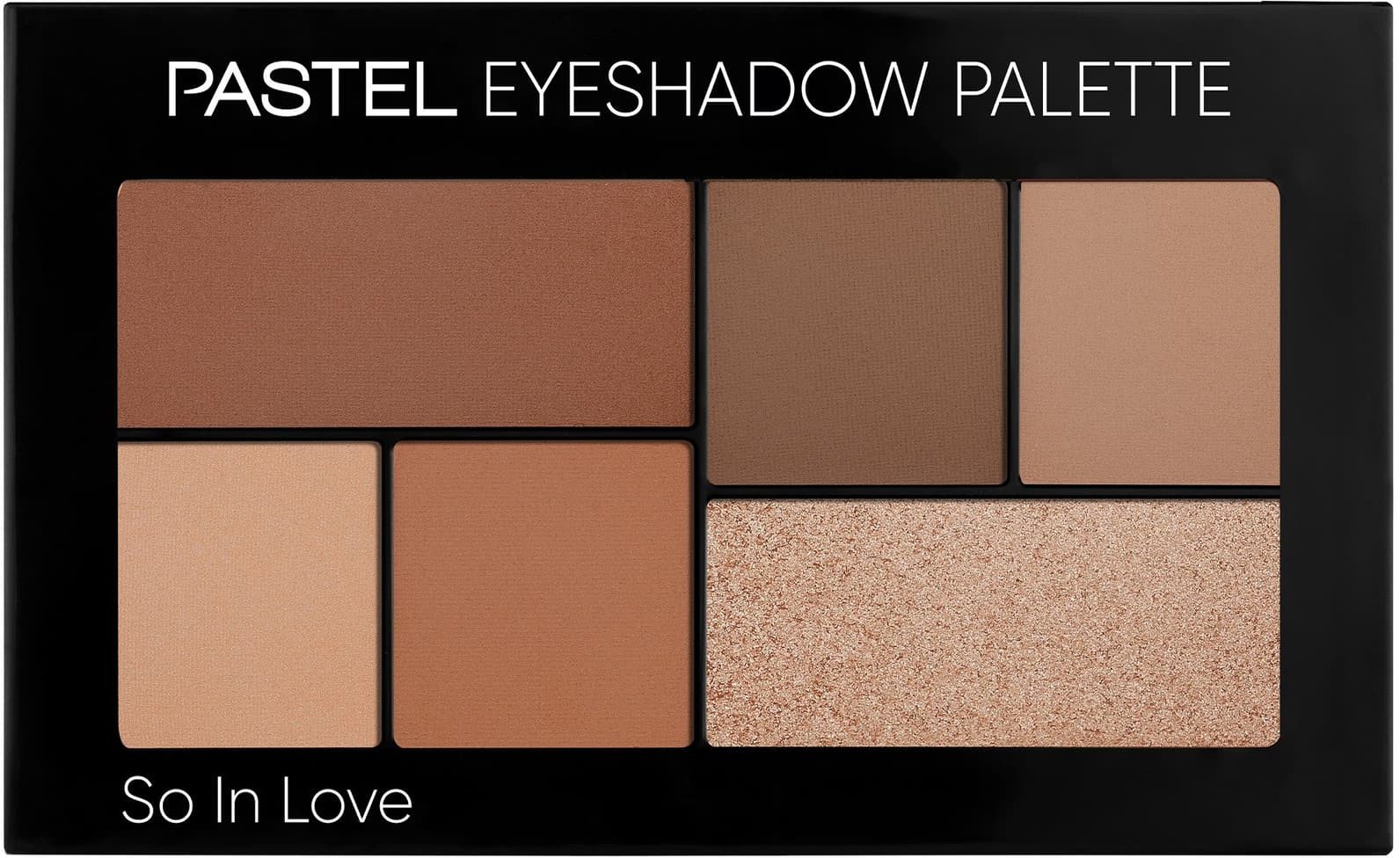 PASTEL Eyeshadow Palette Cienie do powiek So In Love nr 202 - Nude Dress 1op.