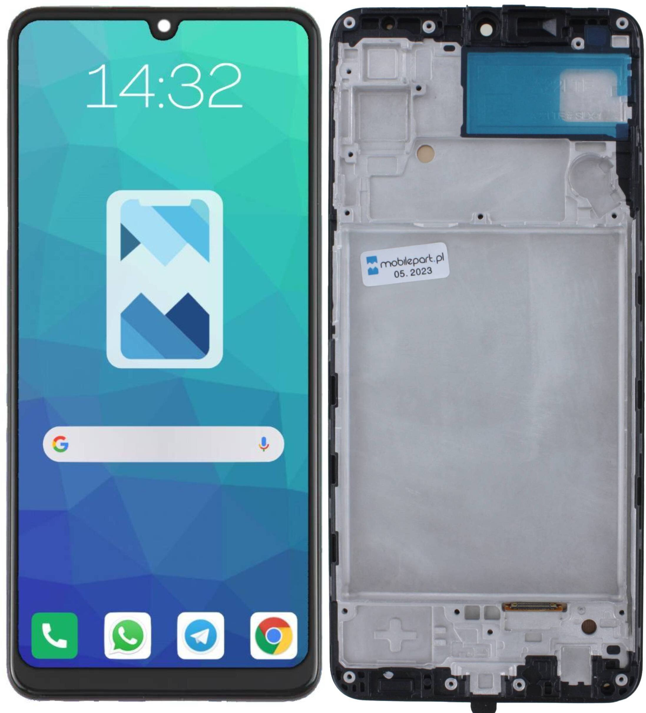 Wyświetlacz LCD do Samsung A22 4G Ramka OLED