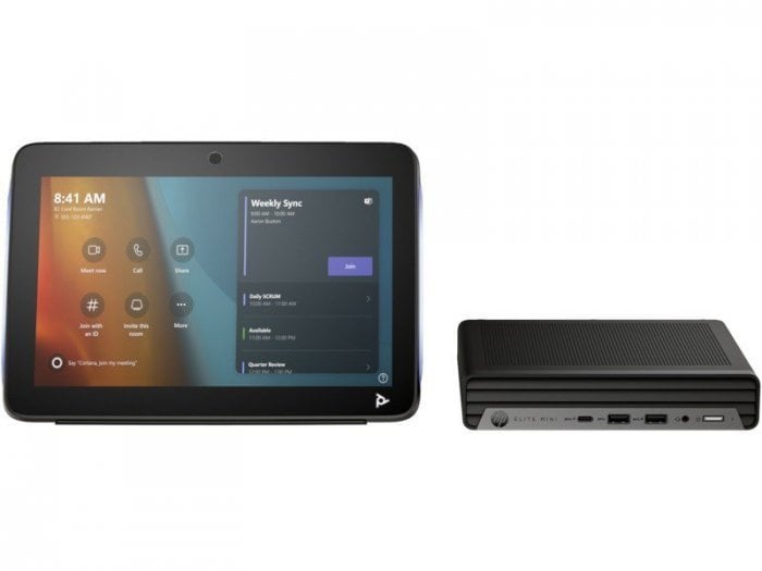 Komputer Poly Zestaw podstawowy Studio G9 Plus dla komputera stacjonarnego Microsoft Teams HP Mini IP A3LU8AA