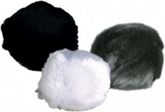 Trixie PIŁKA FUTRZANA Z DZWONKIEM 3cm