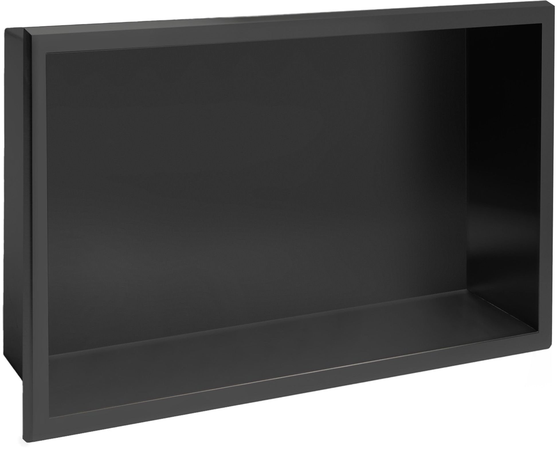 PÓŁKA WNĘKOWA ŁAZIENKOWA 30x45 czarny mat