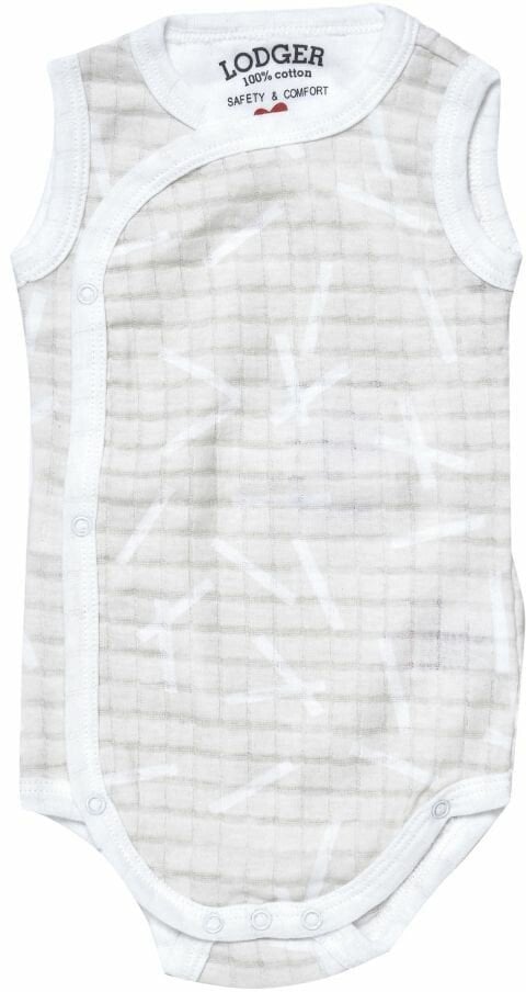 Lodger Romper Sprinkle cotton sleeveless bodysuit Ivory 62 cm RF 069_62