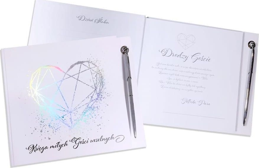 KUKARTKA Happy Book HBK-003 Księga gości (serce)