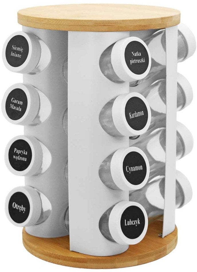 STOJAK OBROTOWY NA PRZYPRAWY 16 POJEMNIKÓW 2863