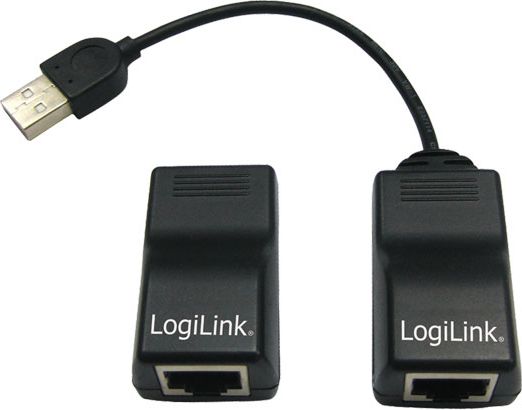 Adapter USB LogiLink UA0021D USB - RJ45 Czarny (UA0021D)