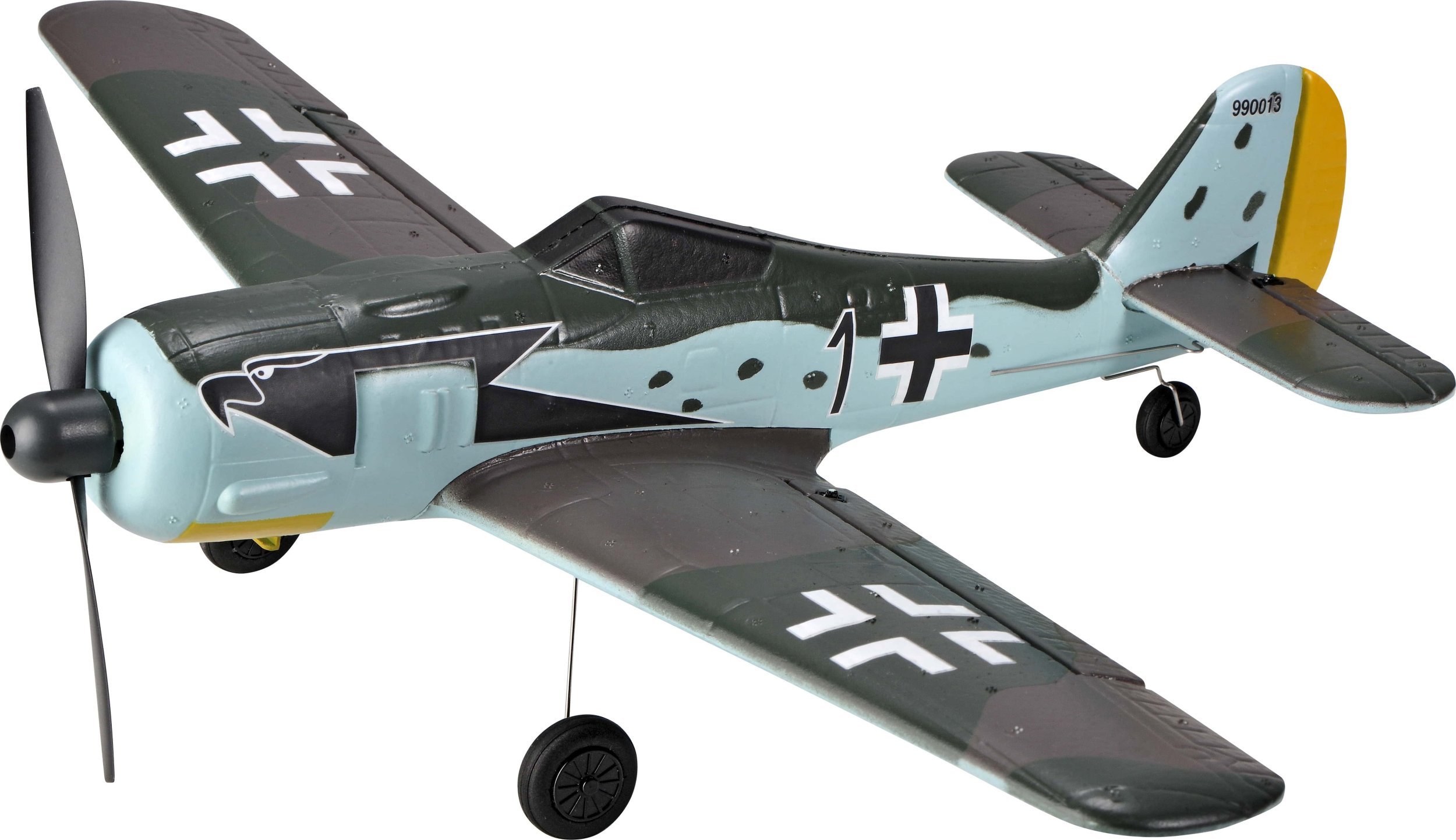 TOP RC Hobby Mini FW190 z systemem stabilizacji TOP-Gyro Idealny dla początkujących 402MM RTF - top105B02