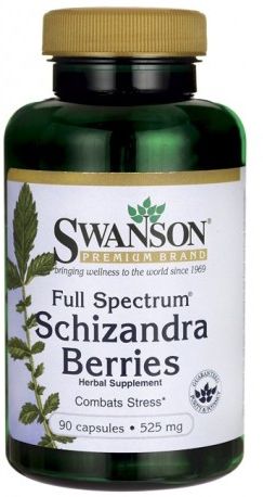 Swanson Schizandra extract 500mg 60 kapsułek