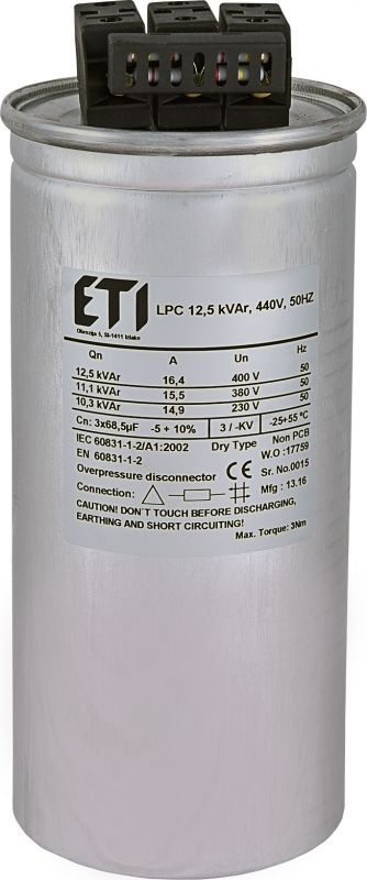 Eti-Polam Kondensator CP LPC 20 kVAr 400V 50Hz (004656753)
