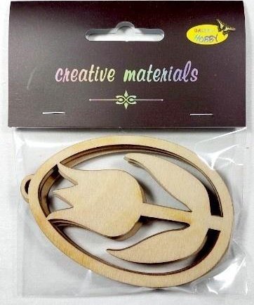 Skona Ting Zawieszki ozdobne pisanki tulipan 3szt