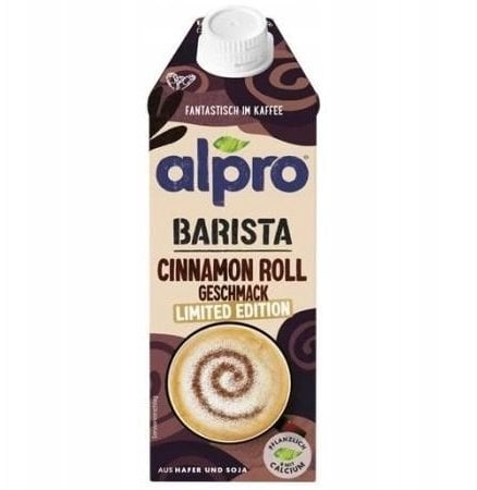 Alpro Barista Cinnamon Roll Owsiano-Sojowe Cynamonka 750ml