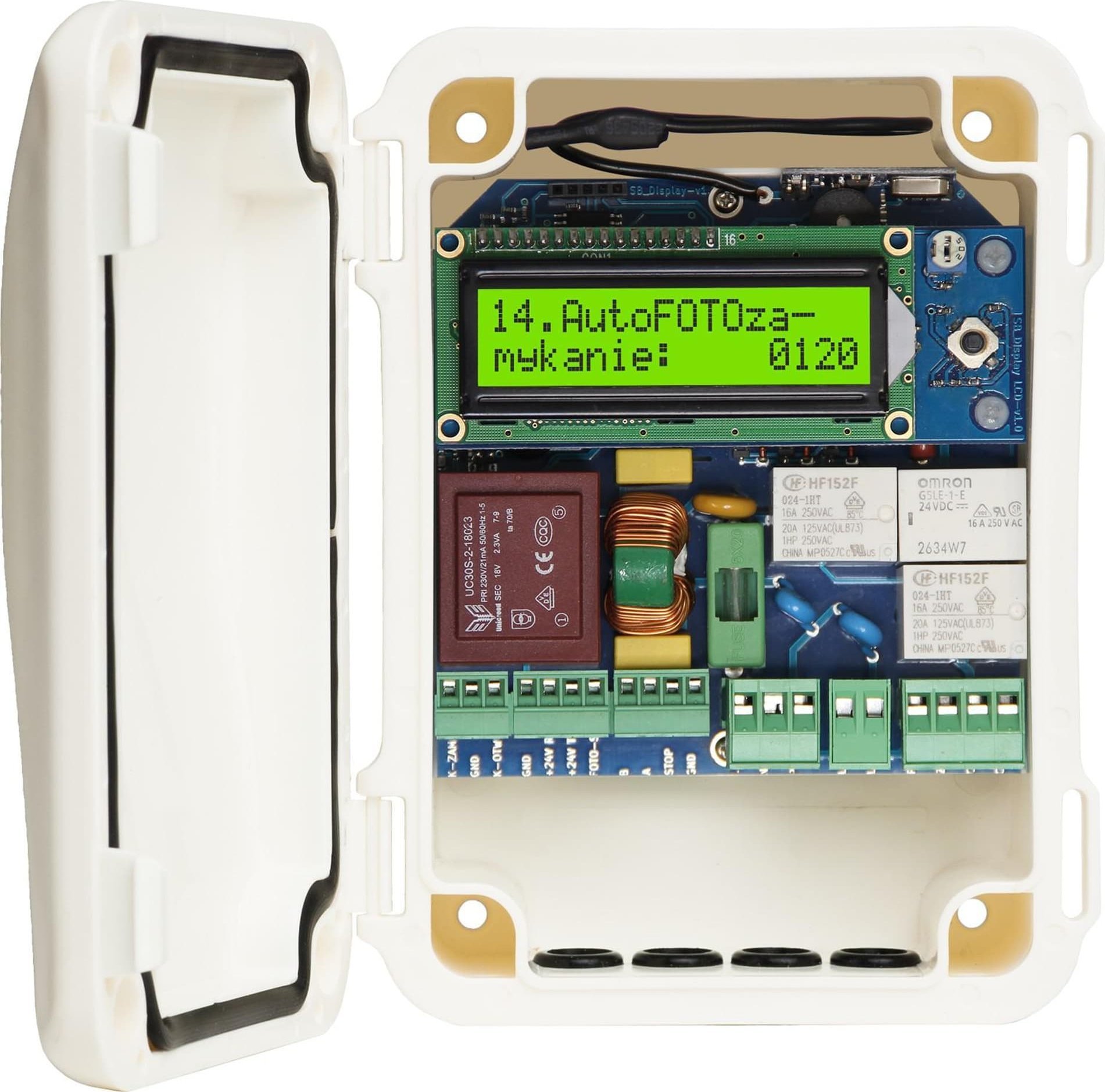 Siemens Centrala sterująca PROXIMA SB DISPLAY_P HCS (do bramy przesuwnej) - droga radiowa Proxima 433.92MHz