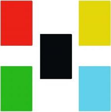 Narcissus Zeszyty A6/40k kratka (10szt) mix NARCISSUS