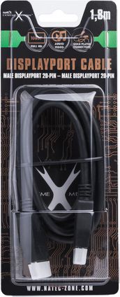 Kabel Natec DisplayPort - DisplayPort 1.8m czarny (NKA-0613)