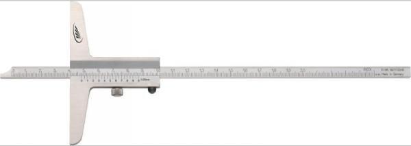 HELIOS PREISSER Głębokościomierze prosty 300mm HP