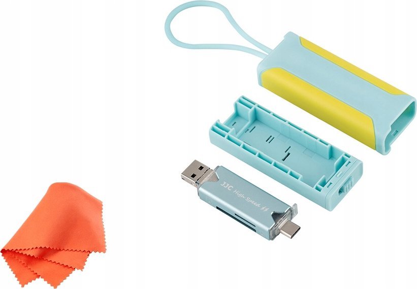 Pokrowiec JJC Etui na karty pamięci JJC MCR-STM5BY z czytnikiem kart USB 3.0