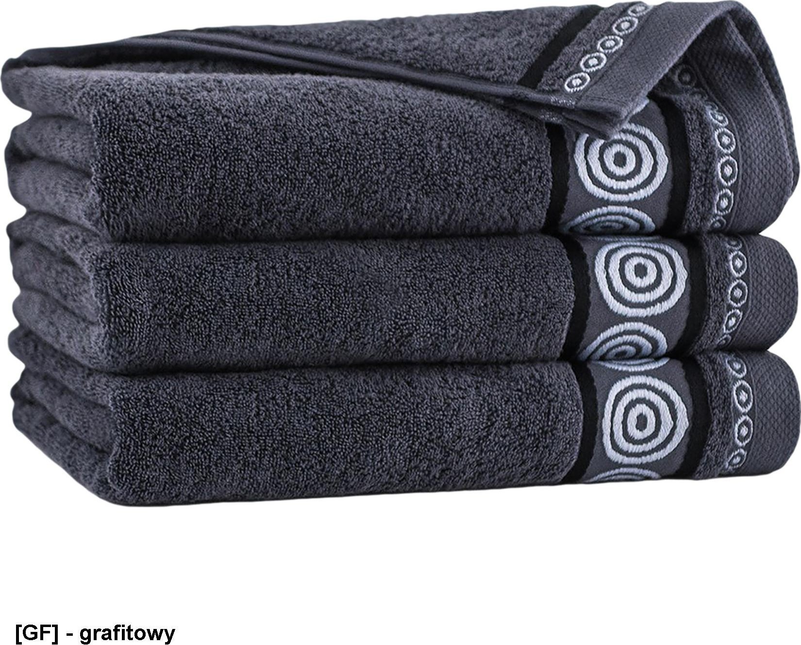 Zwoltex T-RONDO2V70X140 - Ręcznik RONDO2. - grafitowy