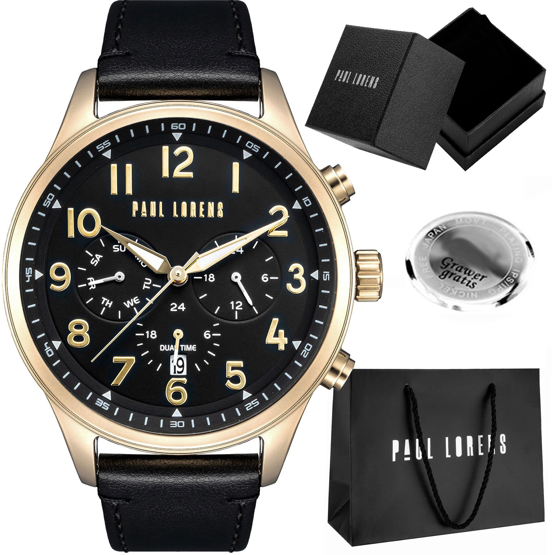 Zegarek męski Paul Lorens - BAYAS-PROF Z GRAWEREM