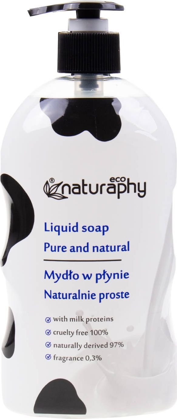 BluxCosmetics Mydło do rąk w płynie naturalne ECO z proteinami mleka 650 ml