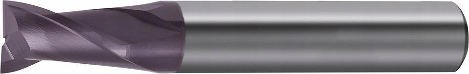 Frez trzpieniowy,krótki DIN6527, pełnowęglikowy, 2-ostrz.,chwyt HA 5mm FORMAT