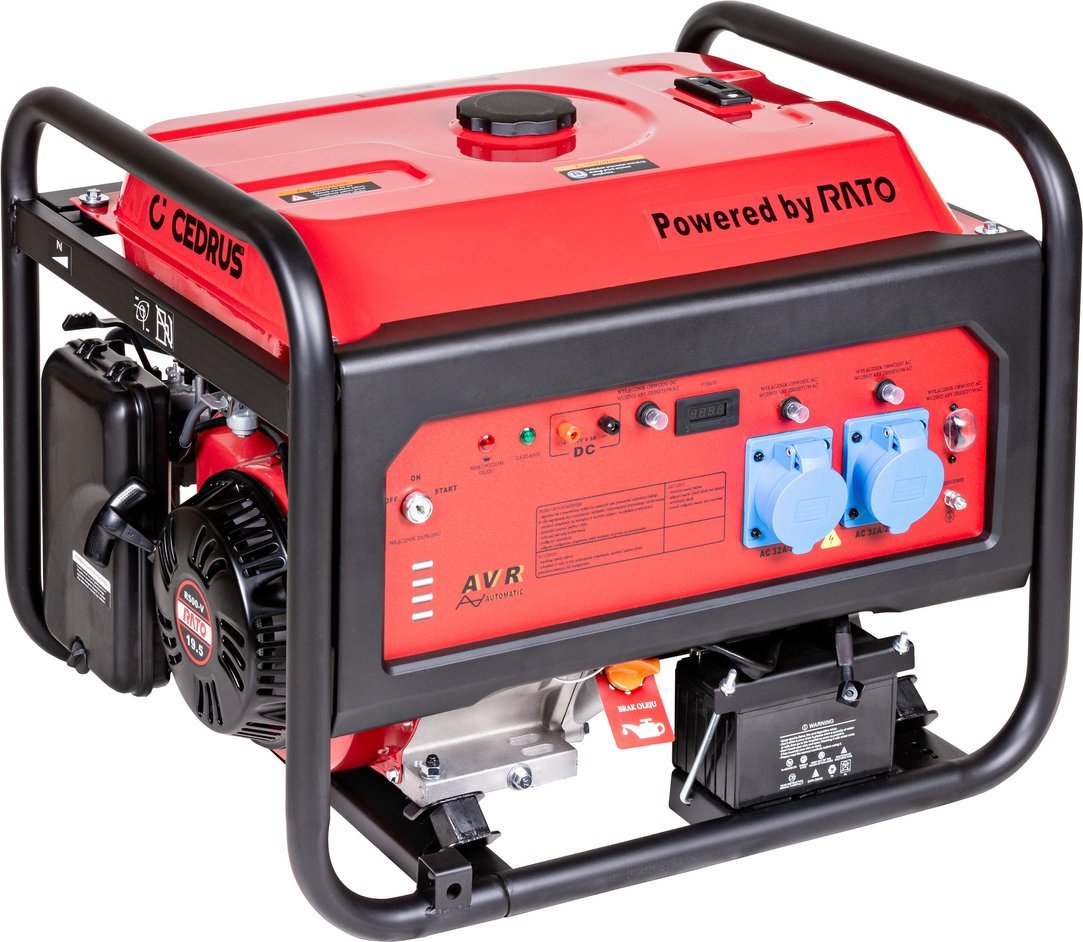 Cedrus CEDRUS AG8E-1F AGREGAT PRĄDOTWÓRCZY GENERATOR 230V 8,5 KW 8500W - EWIMAX - OFICJALNY DYSTRYBUTOR - AUTORYZOWANY DEALER CEDRUS