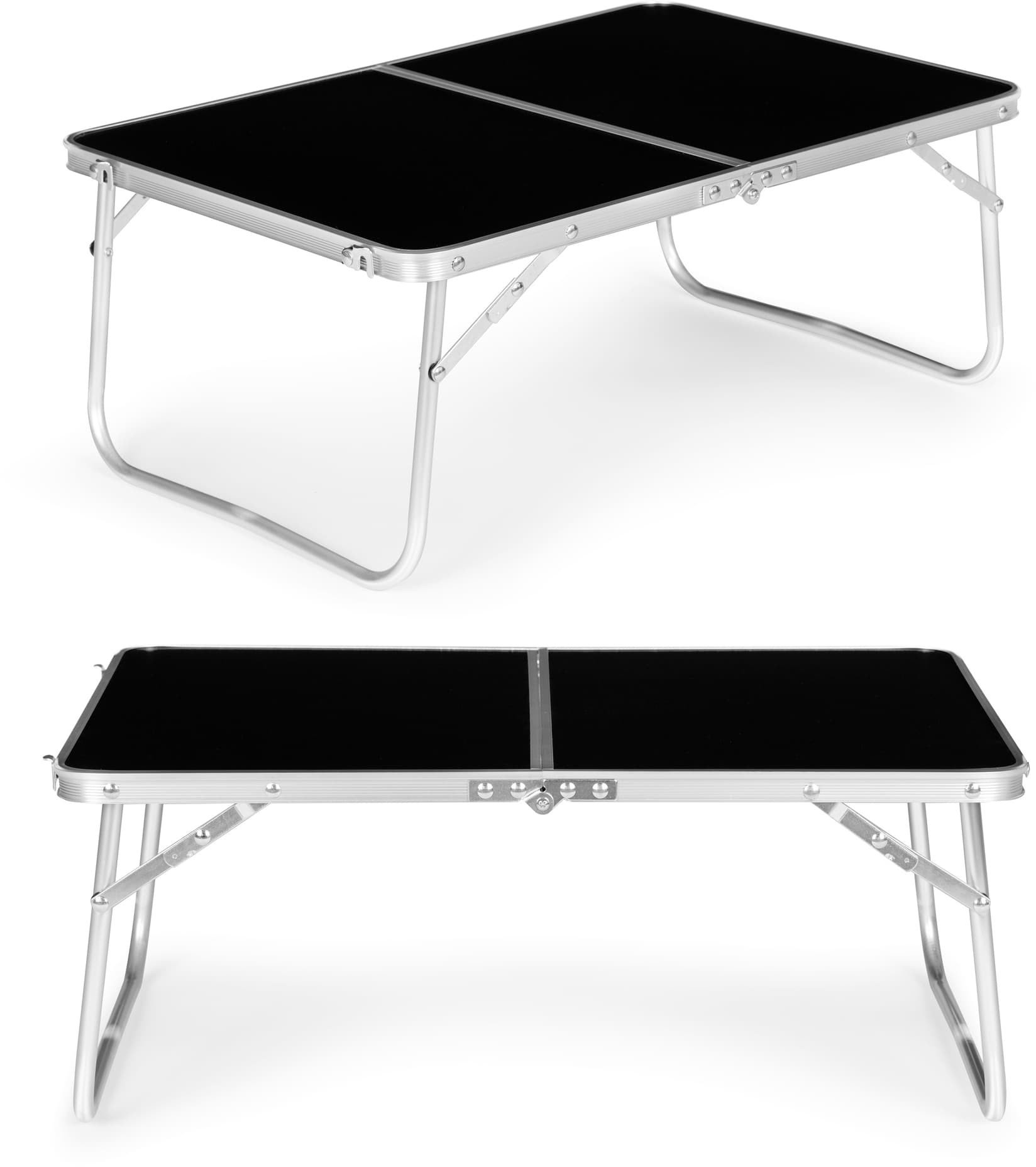 Stolik turystyczny mały stół piknikowy składany 60x40 cm czarny MultiGarden