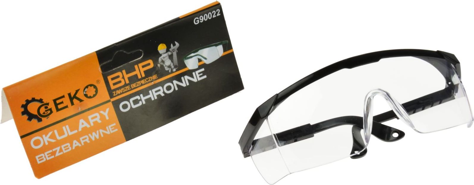 Geko okulary ochronne bezbarwne (G90022)