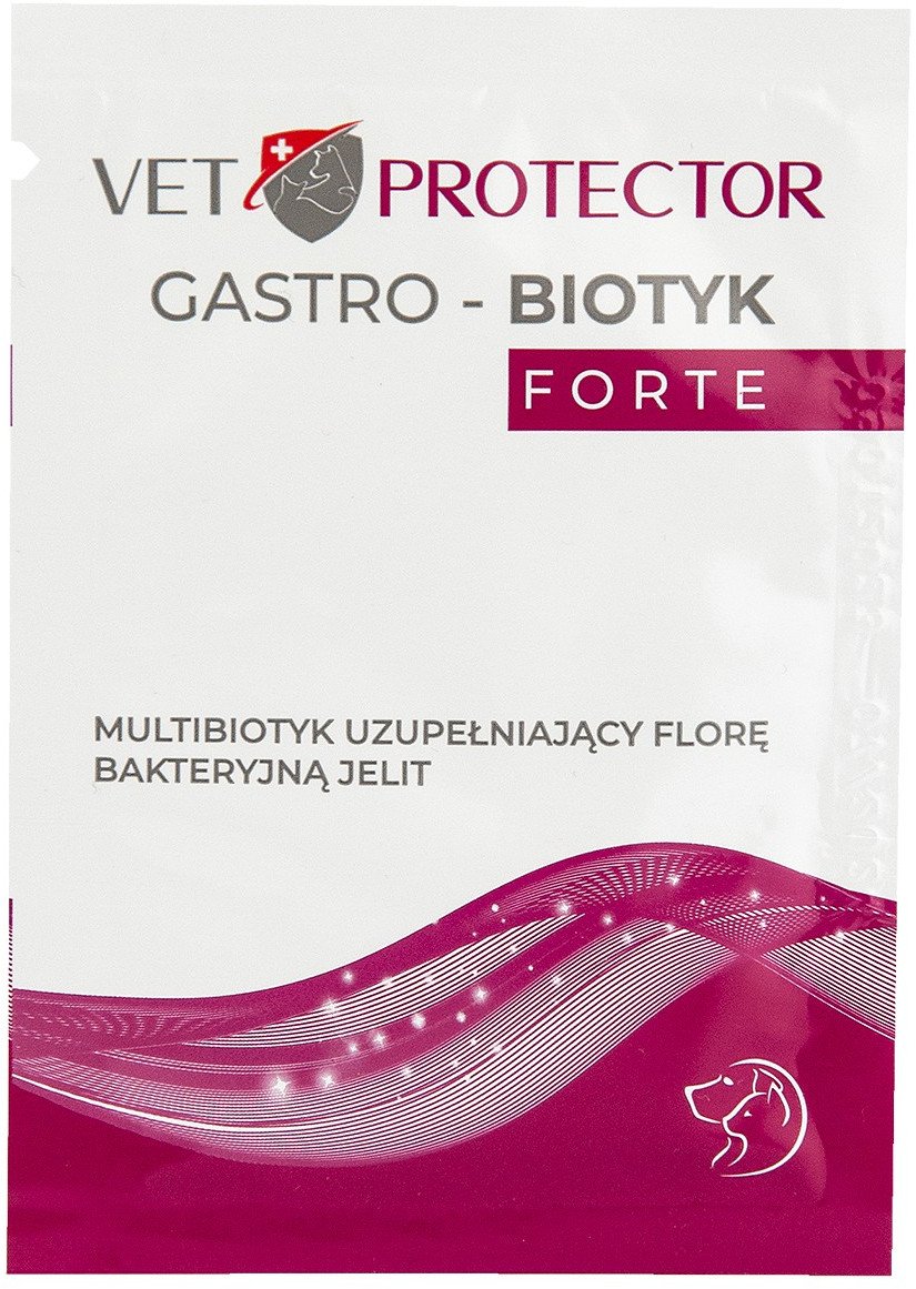 Vet Protector Gastro Biotyk Forte multibiotyk dla psa i kota 3g