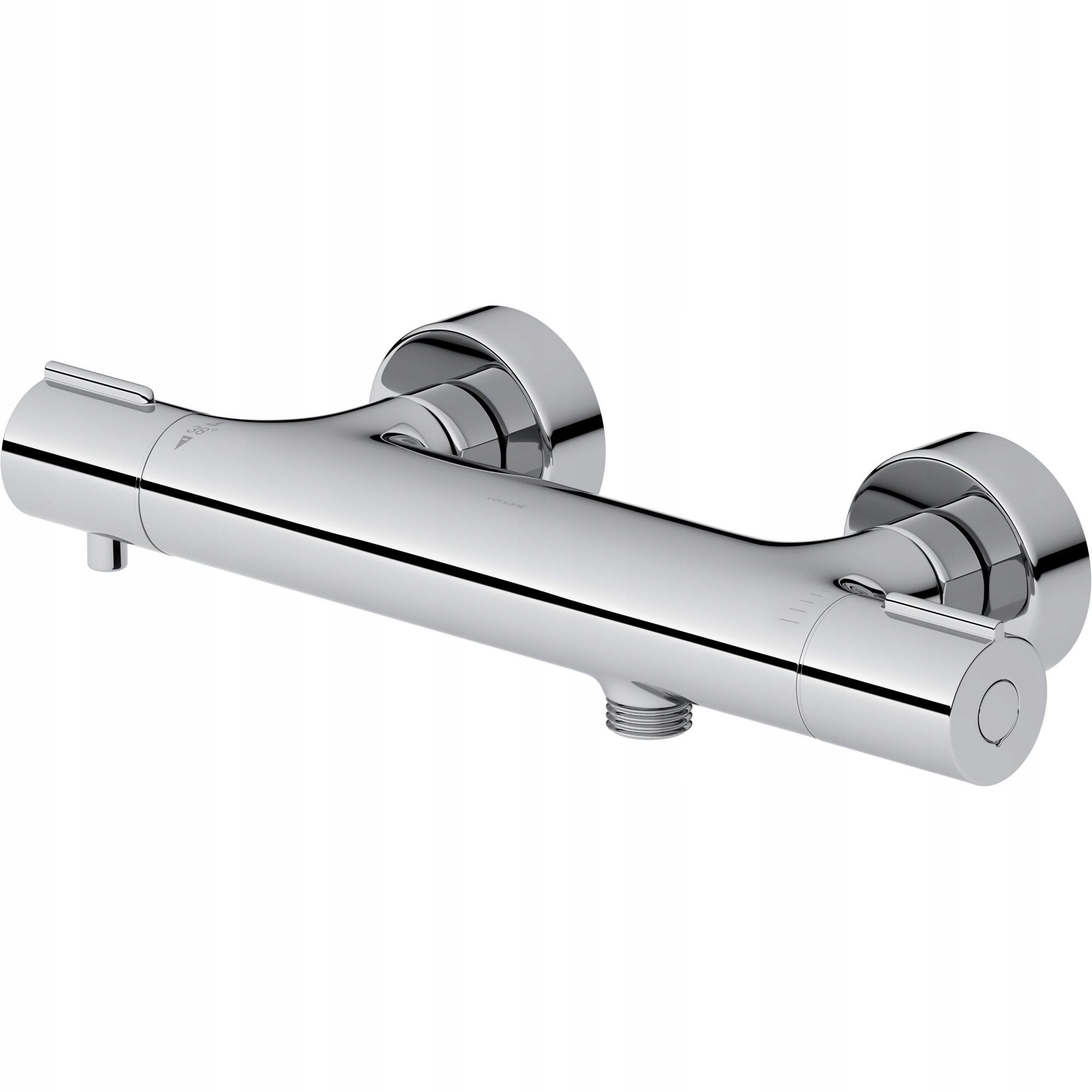 Bateria prysznicowa Cersanit (baterie prysznicowe) Bateria natryskowa termostatyczna ścienna VIRGO chrom (S951-579)