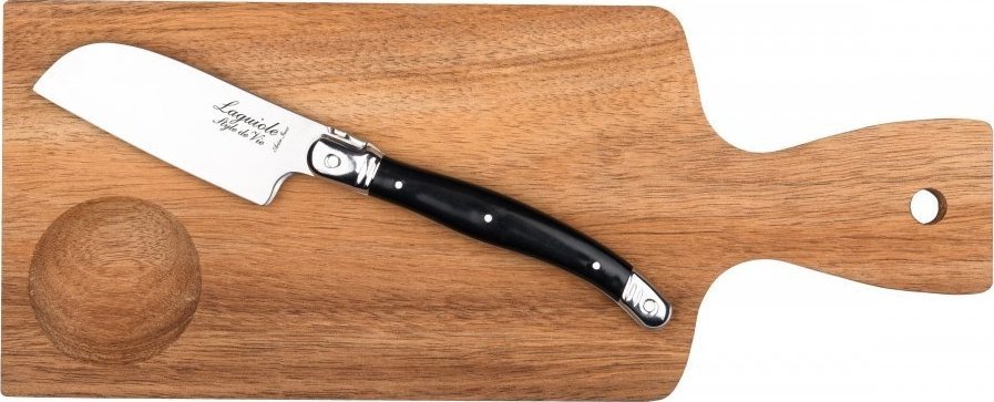 Laguiole Nóż do sera Santoku 9 cm Laguiole Deska Premium Line Acacia