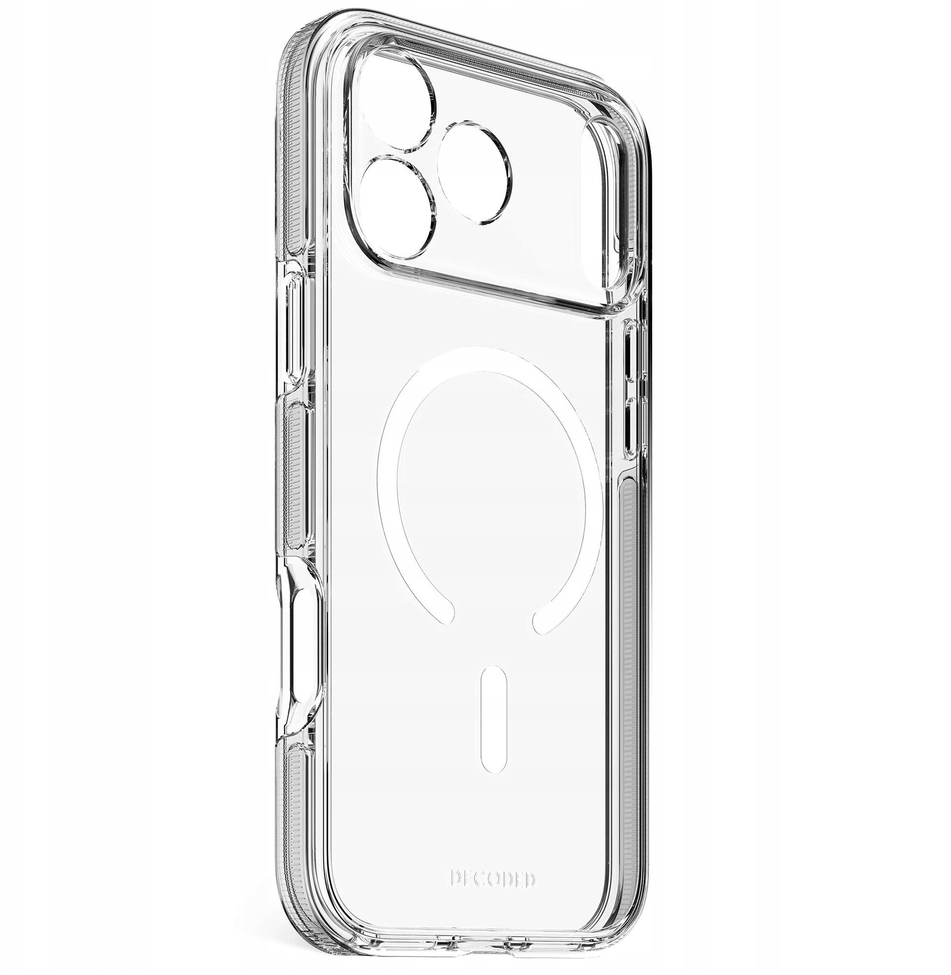 Decoded DropTec Transparent Backcover - obudowa ochronna do iPhone 17 Pro kompatybilna z MagSafe (transparant)
