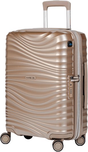 Walizka kabinowa SwissBags Cruise 55 cm szampański Uniwersalny