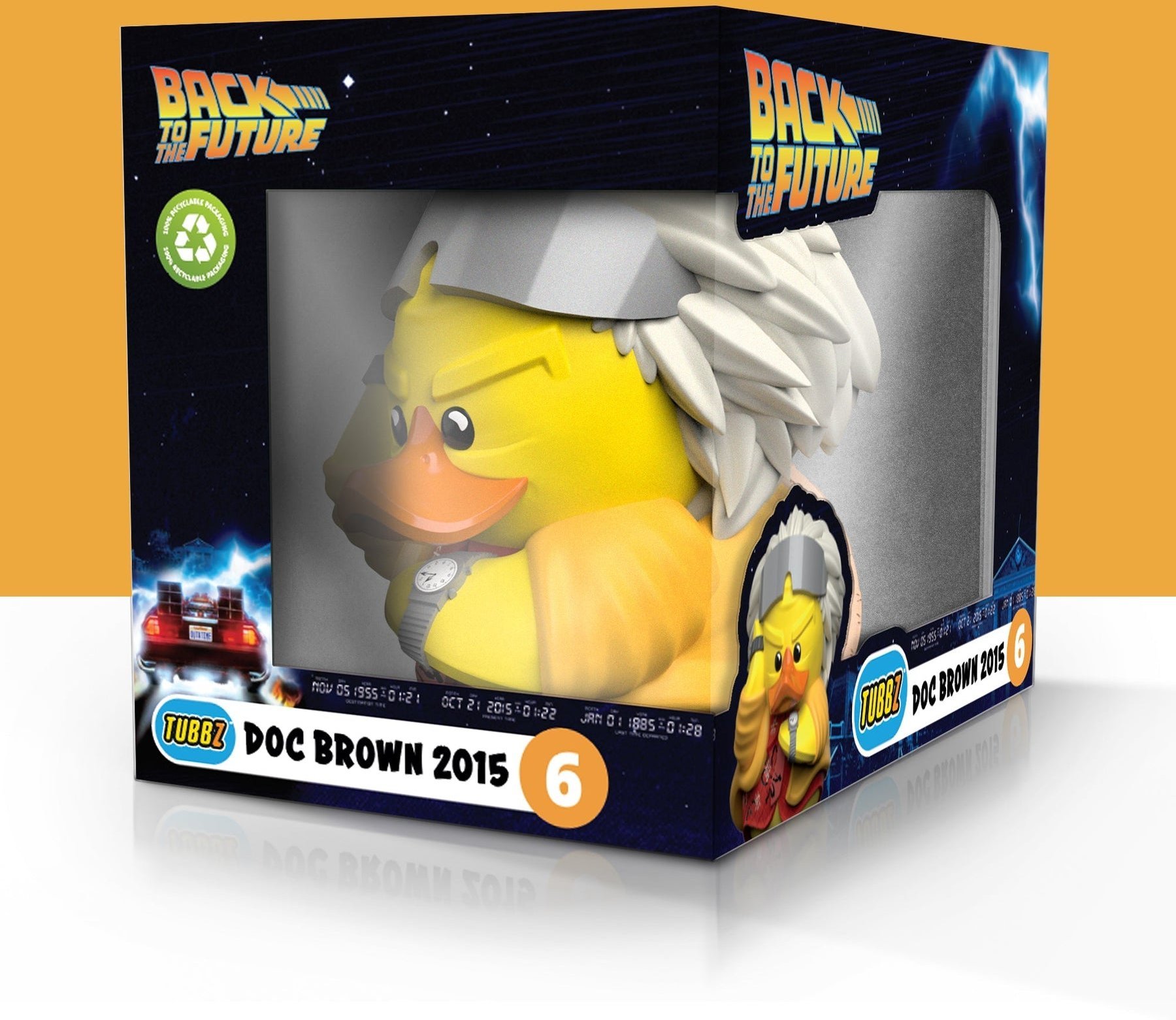 TUBBZ Sammelente - Back to the Future Doc Brown in Box 9cm