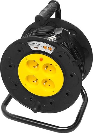 98-752# Przedłużacz sieciowy pr-61 4-gniazda z uziemieniem 30m bęben pcv 3x1,5mm