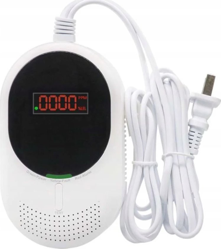 Certyfikowany czujnik czadu, gazu propan oraz gazu ziemnego