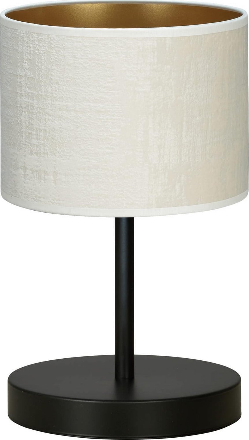 Lampka biurkowa Emibig Biała lampka nocna E27 Hilde do sypialni i biura