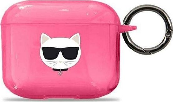 Karl Lagerfeld Etui ochronne KLA3UCHFP Choupette do AirPods 3 różowe