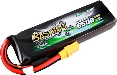 Gens Ace Akumulator Gens ace G-Tech 6500mAh 11.1V 60C 3S1P Lipo z konektorem XT90-Bashing Series