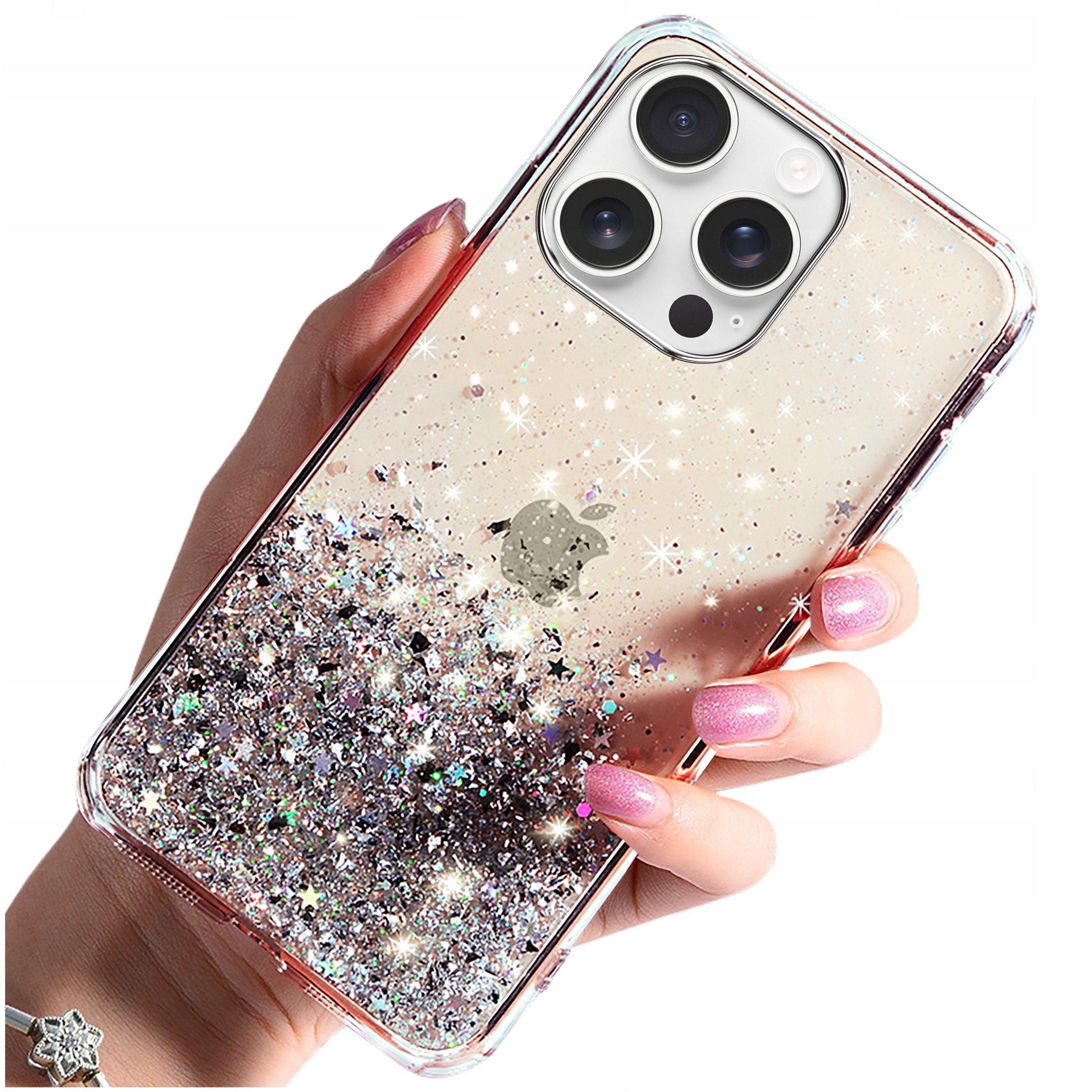 Etui do iPhone 16 Pro CASE BROKAT PLECKI + SZKŁO OCHRONNE 9H