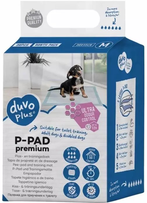 Duvo+ PODKŁADY DLA PSA PREMIUM 30st 30x45cm ODOUR CONTROL 15616 /2/ 6