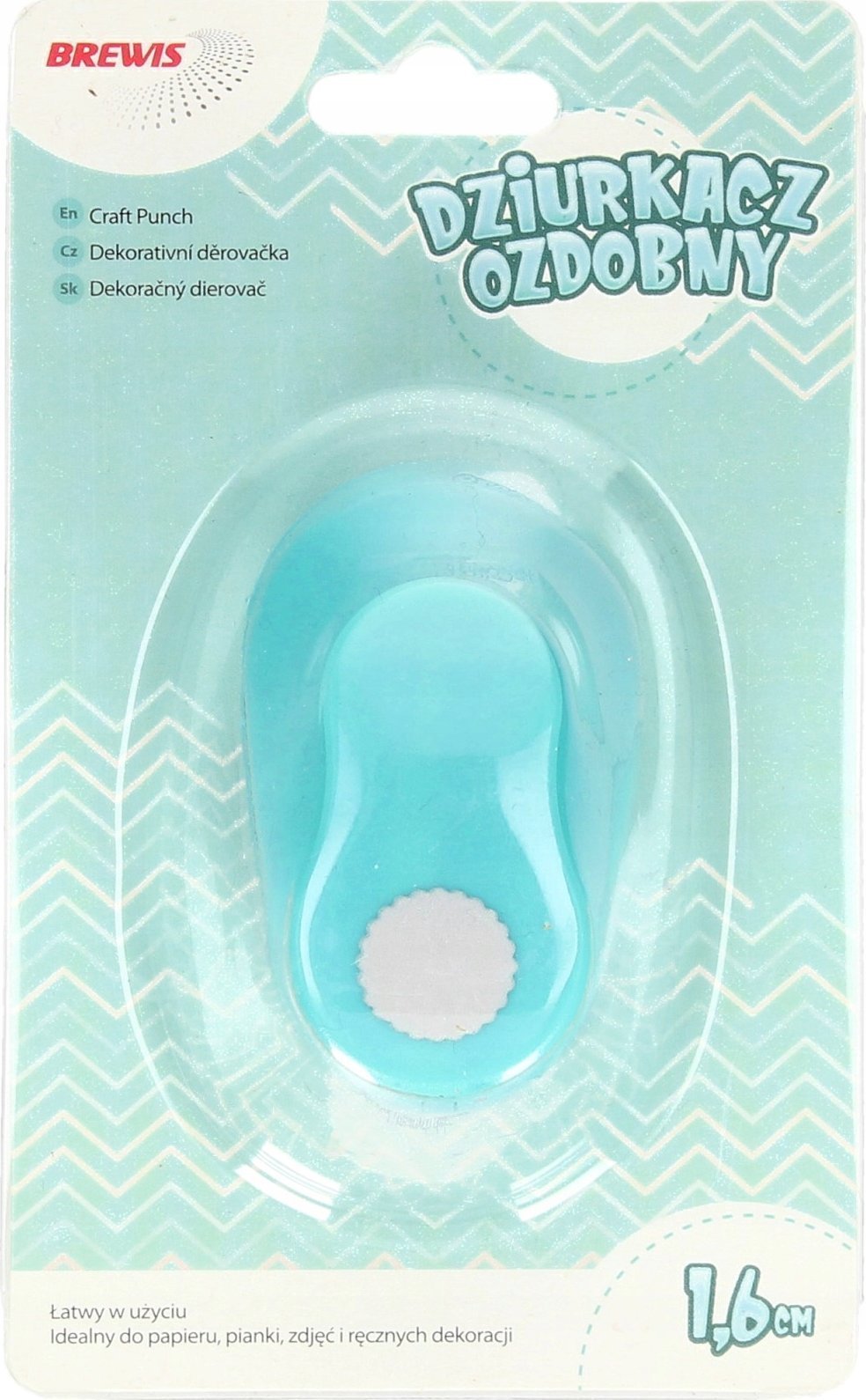 BREWIS Dziurkacz ozdobny - Koło 1,6cm MIX