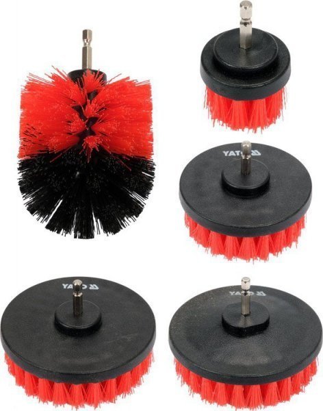 Yato Zestaw szczotek na wiertarkę Hex 5 szt.