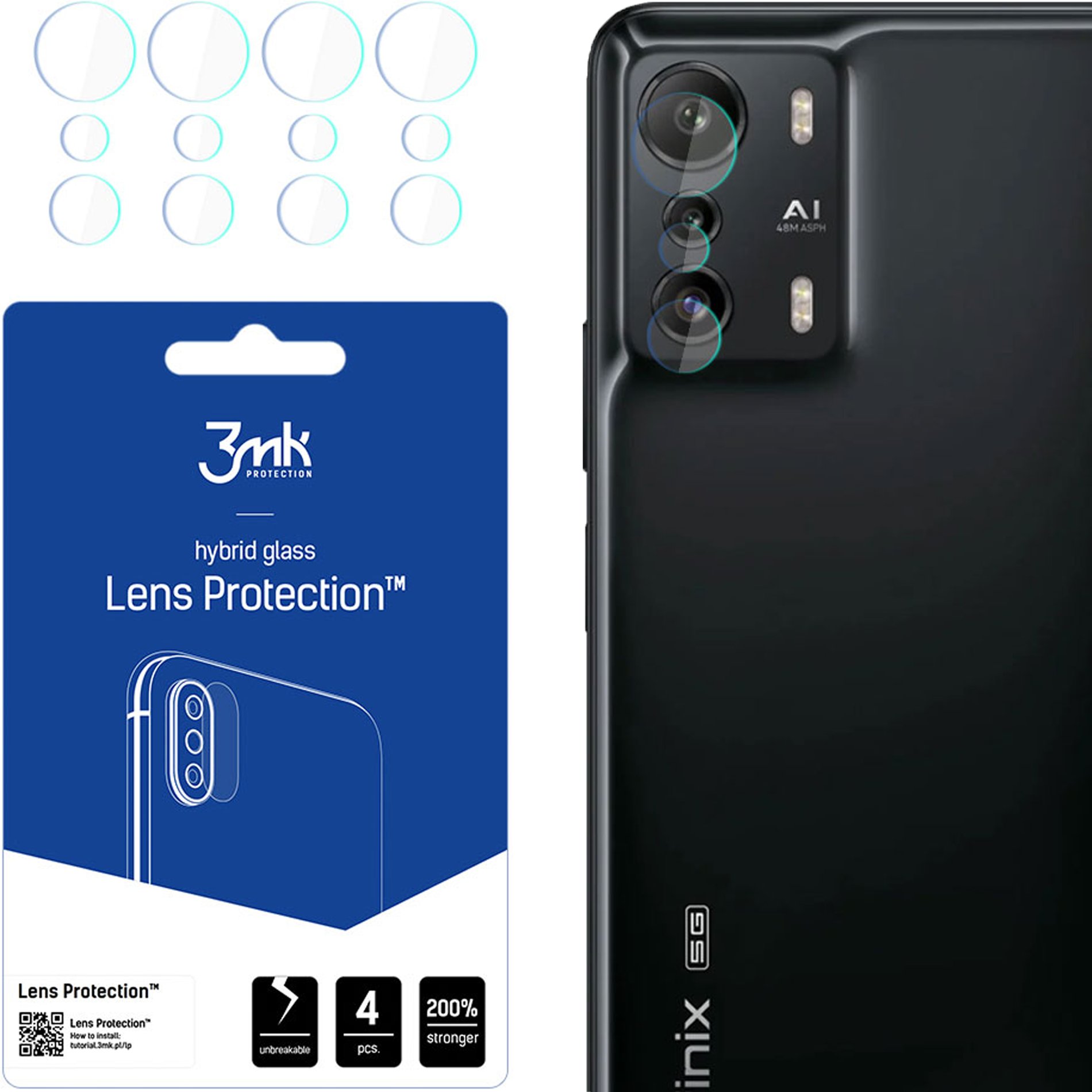 INFINIX ZERO 5G - 3MK LENS PROTECTION