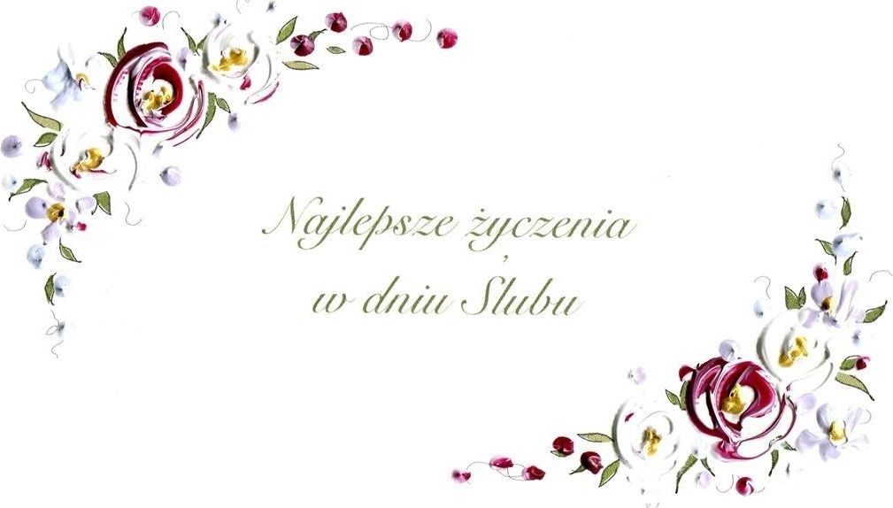 MAK Karnet Ślub DL S29 - Najlepsze Życzenia