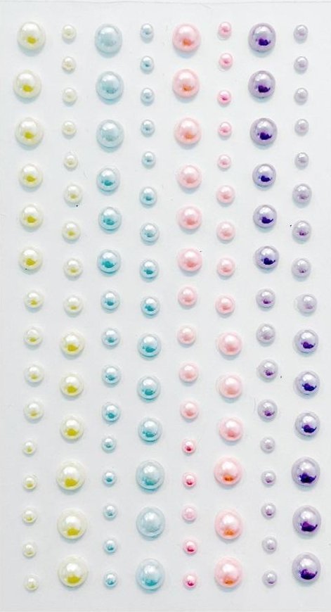 DP Craft PerĹ‚y samoprzylepne 120 sztuk Pastel Candies