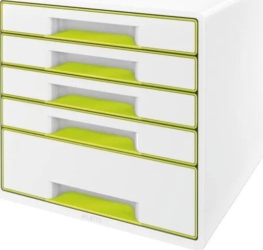 Leitz Pojemnik z 5 szufl Leitz WOW zielony